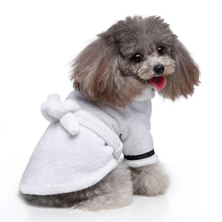 De PawPop™ Cloud-Bathrobe – Ultra-Zachte Huisdier Badjas 🐾☁️