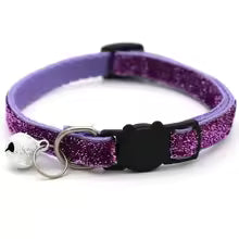 PawPop™ Sparkle & Safety – Verstelbaar Kattenhalsbandje met Belletje 🔔