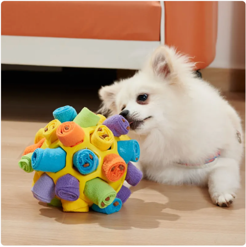 PawPop™ Interactieve Snuffel-Bal – De 10-Minuten 'Brain-Game' voor Honden 🐾